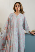 Cross Stitch | Daily Wear 25 | ICE DREAM-3 PC by Cross Stitch - Designer Dress - Type: Ladies Clothes - Available at Libayah - 100% Original
