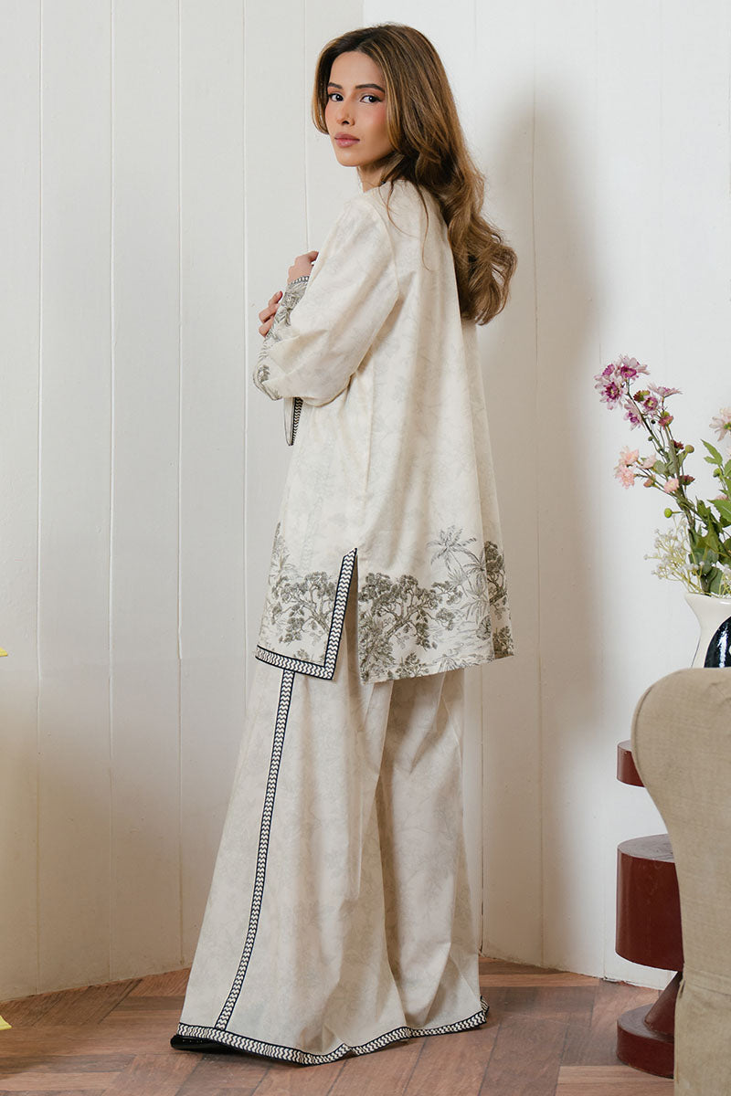 Cross Stitch | Daily Wear 25 | BISQUE TALE-2 PC by Cross Stitch - Designer Dress - Type: Ladies Clothes - Available at Libayah - 100% Original