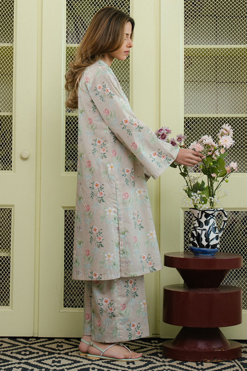 Cross Stitch | Daily Wear 25 | SERENE GLAM-2 PC by Cross Stitch - Designer Dress - Type: Ladies Clothes - Available at Libayah - 100% Original