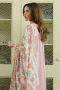 Cross Stitch | Daily Wear 25 | SOFT PINK-3 PC by Cross Stitch - Designer Dress - Type: Ladies Clothes - Available at Libayah - 100% Original