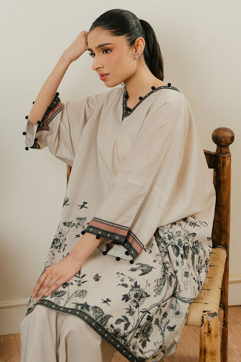 Cross Stitch | Daily Wear 25 | SILVER CLOUD-2 PC by Cross Stitch - Designer Dress - Type: Ladies Clothes - Available at Libayah - 100% Original