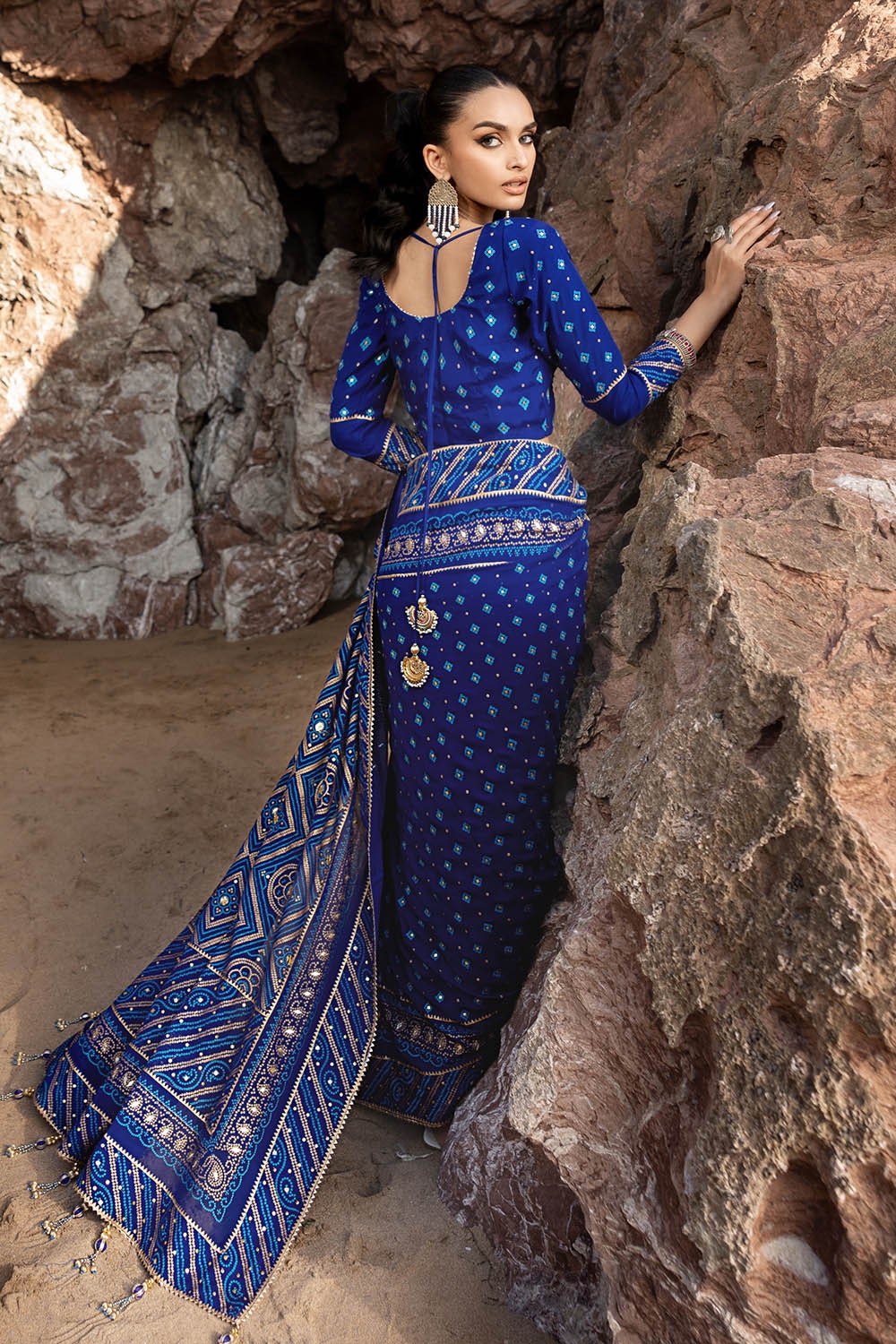 Gul Ahmed | Chunri Lawn 25 | PRS-52002 B by Gul Ahmed - Designer Dress - Type: Ladies Clothes - Available at Libayah - 100% Original