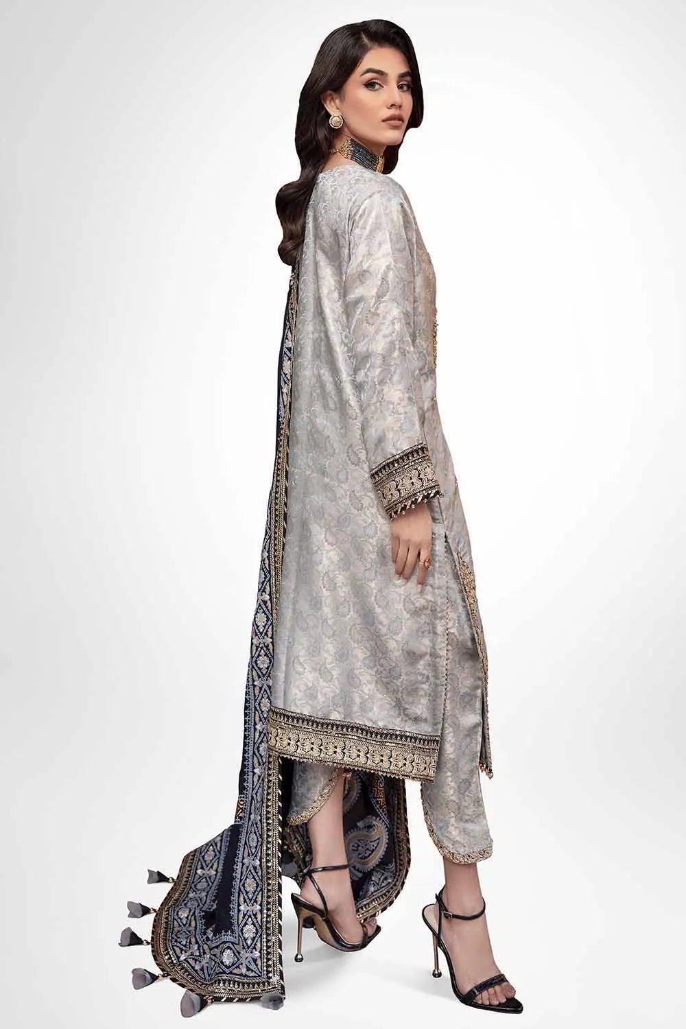 Gul Ahmed | Wedding Collection 24 | PRW-32073 by Gul Ahmed - Designer Dress - Type: Ladies Clothes - Available at Libayah - 100% Original