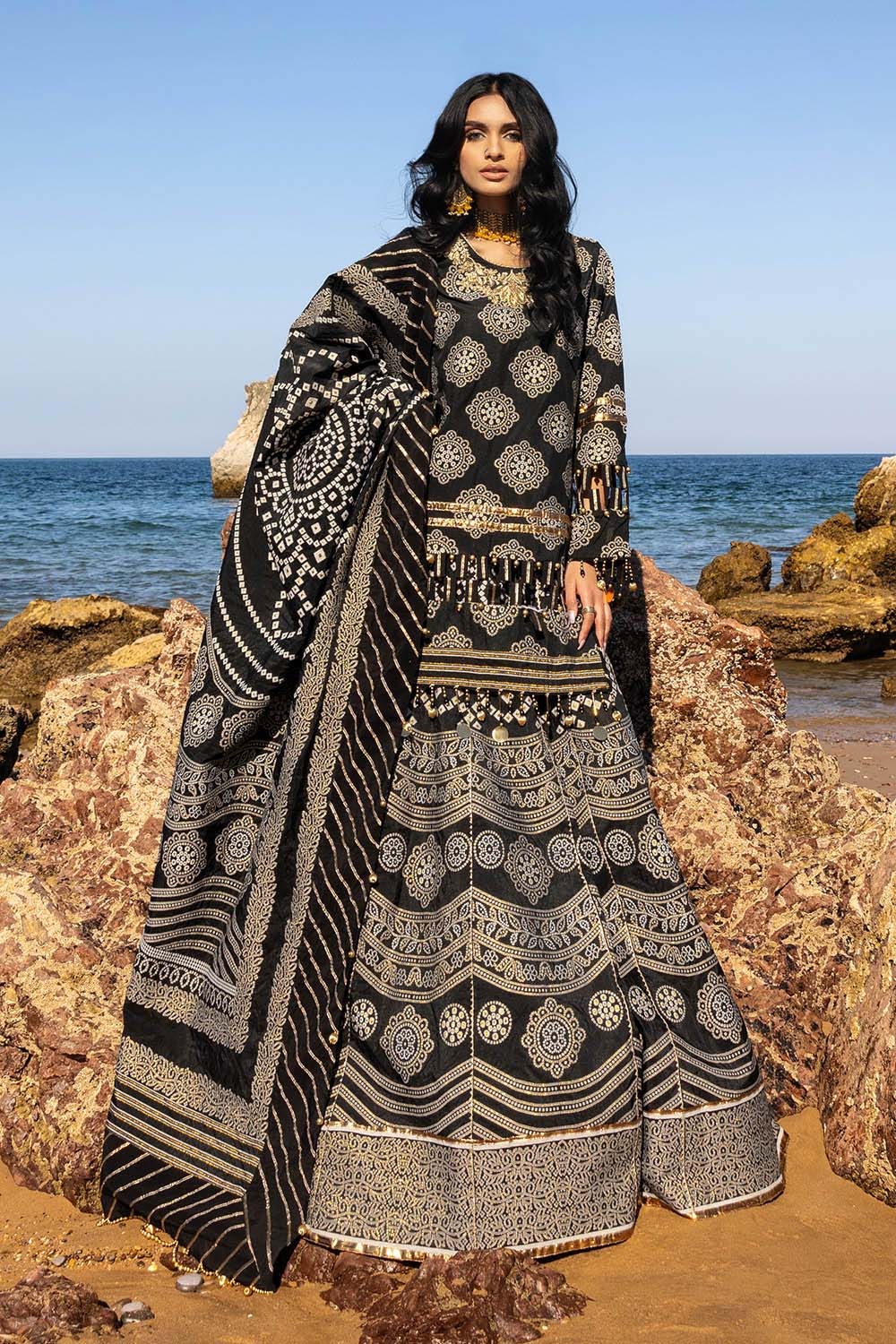 Gul Ahmed | Chunri Lawn 25 | PRW-32083 by Gul Ahmed - Designer Dress - Type: Ladies Clothes - Available at Libayah - 100% Original