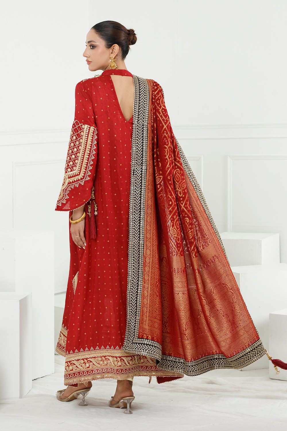 Gul Ahmed | Chunri Lawn 25 | PRW-42003 by Gul Ahmed - Designer Dress - Type: Ladies Clothes - Available at Libayah - 100% Original