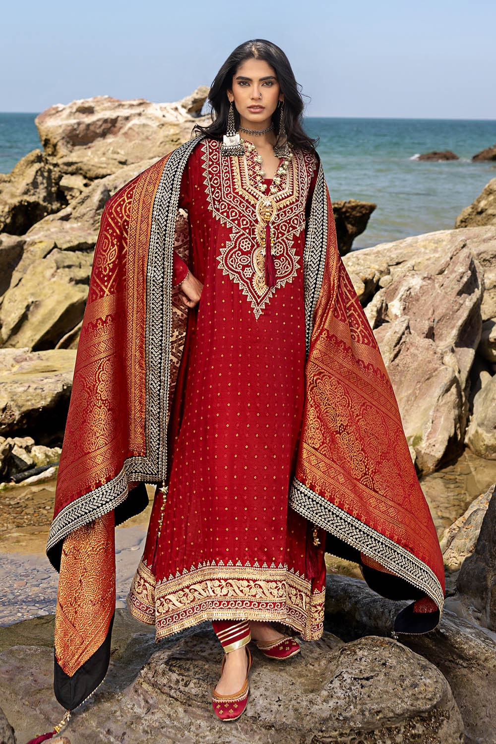Gul Ahmed | Chunri Lawn 25 | PRW-42003 by Gul Ahmed - Designer Dress - Type: Ladies Clothes - Available at Libayah - 100% Original