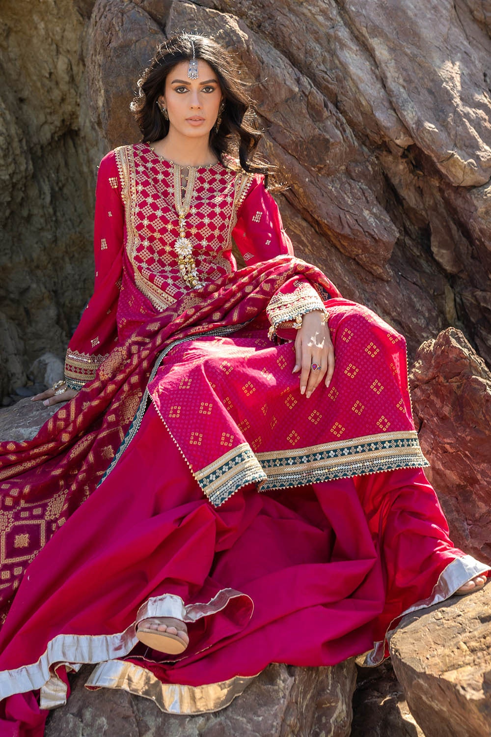 Gul Ahmed | Chunri Lawn 25 | PRW-42004 by Gul Ahmed - Designer Dress - Type: Ladies Clothes - Available at Libayah - 100% Original