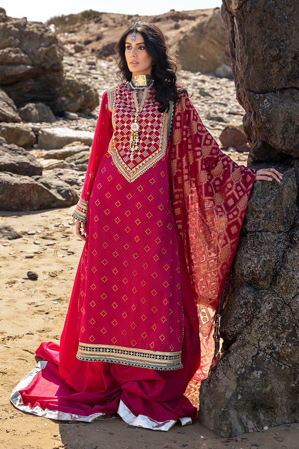 Gul Ahmed | Chunri Lawn 25 | PRW-42004 by Gul Ahmed - Designer Dress - Type: Ladies Clothes - Available at Libayah - 100% Original
