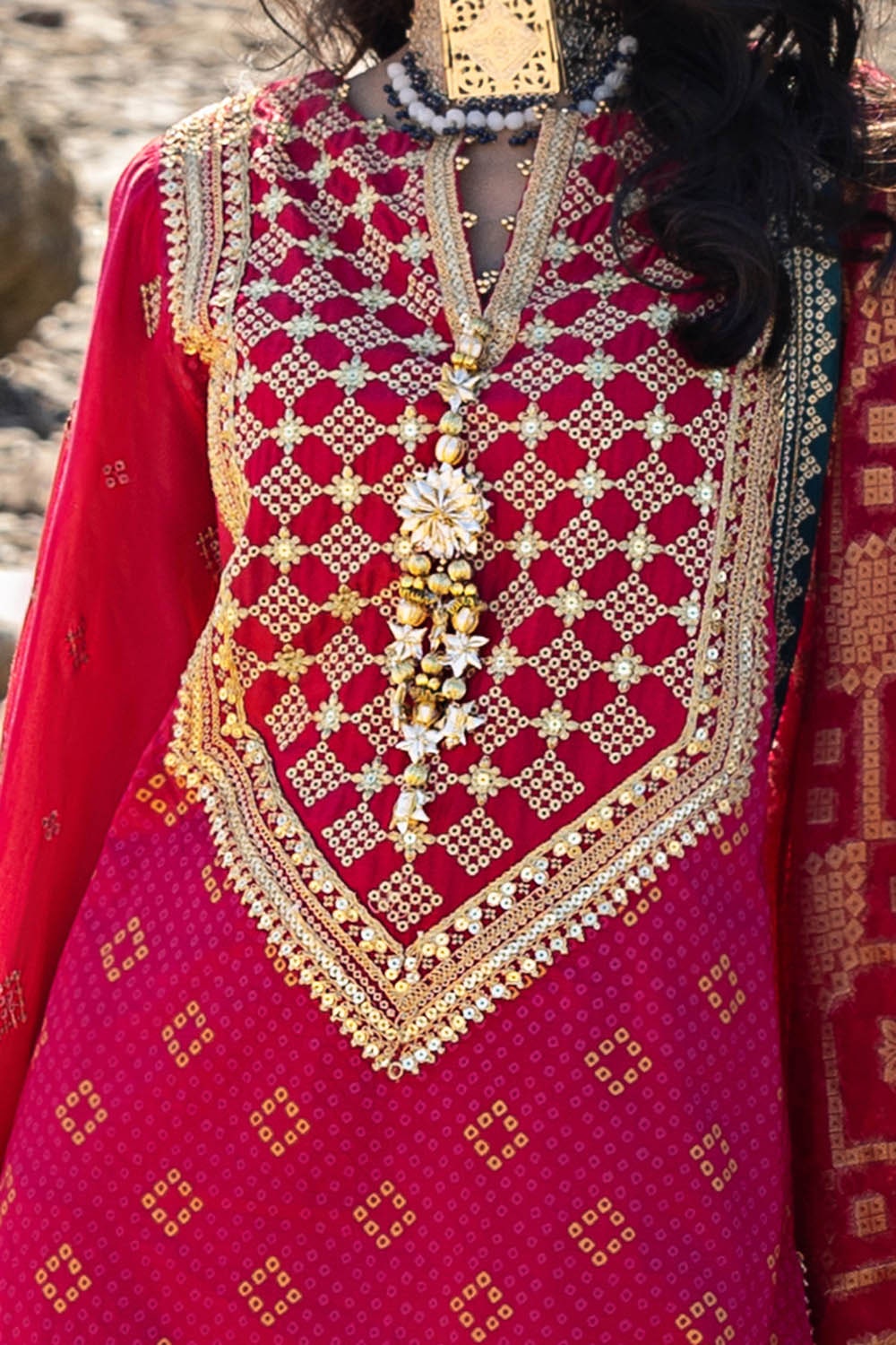 Gul Ahmed | Chunri Lawn 25 | PRW-42004 by Gul Ahmed - Designer Dress - Type: Ladies Clothes - Available at Libayah - 100% Original