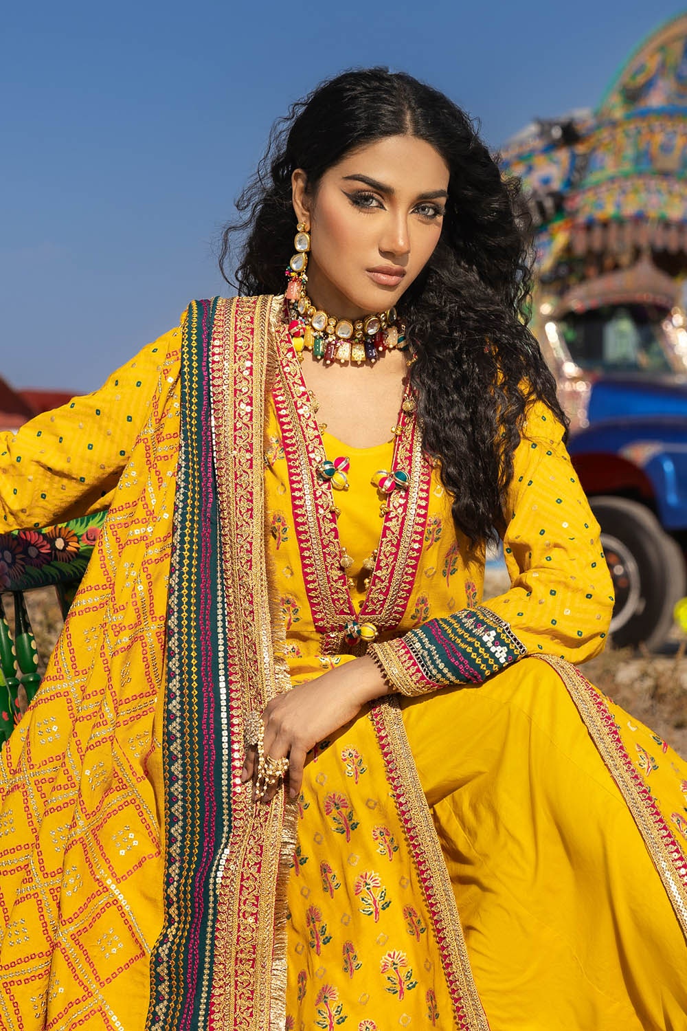 Gul Ahmed | Chunri Lawn 25 | PRW-52020 by Gul Ahmed - Designer Dress - Type: Ladies Clothes - Available at Libayah - 100% Original