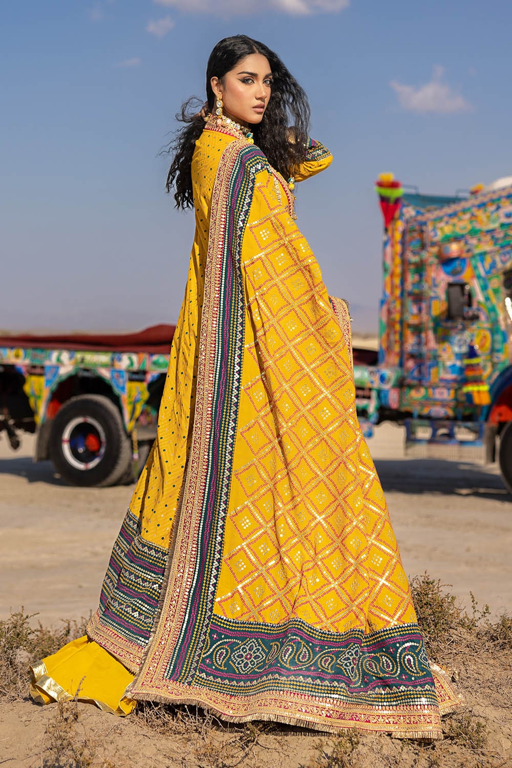 Gul Ahmed | Chunri Lawn 25 | PRW-52020 by Gul Ahmed - Designer Dress - Type: Ladies Clothes - Available at Libayah - 100% Original