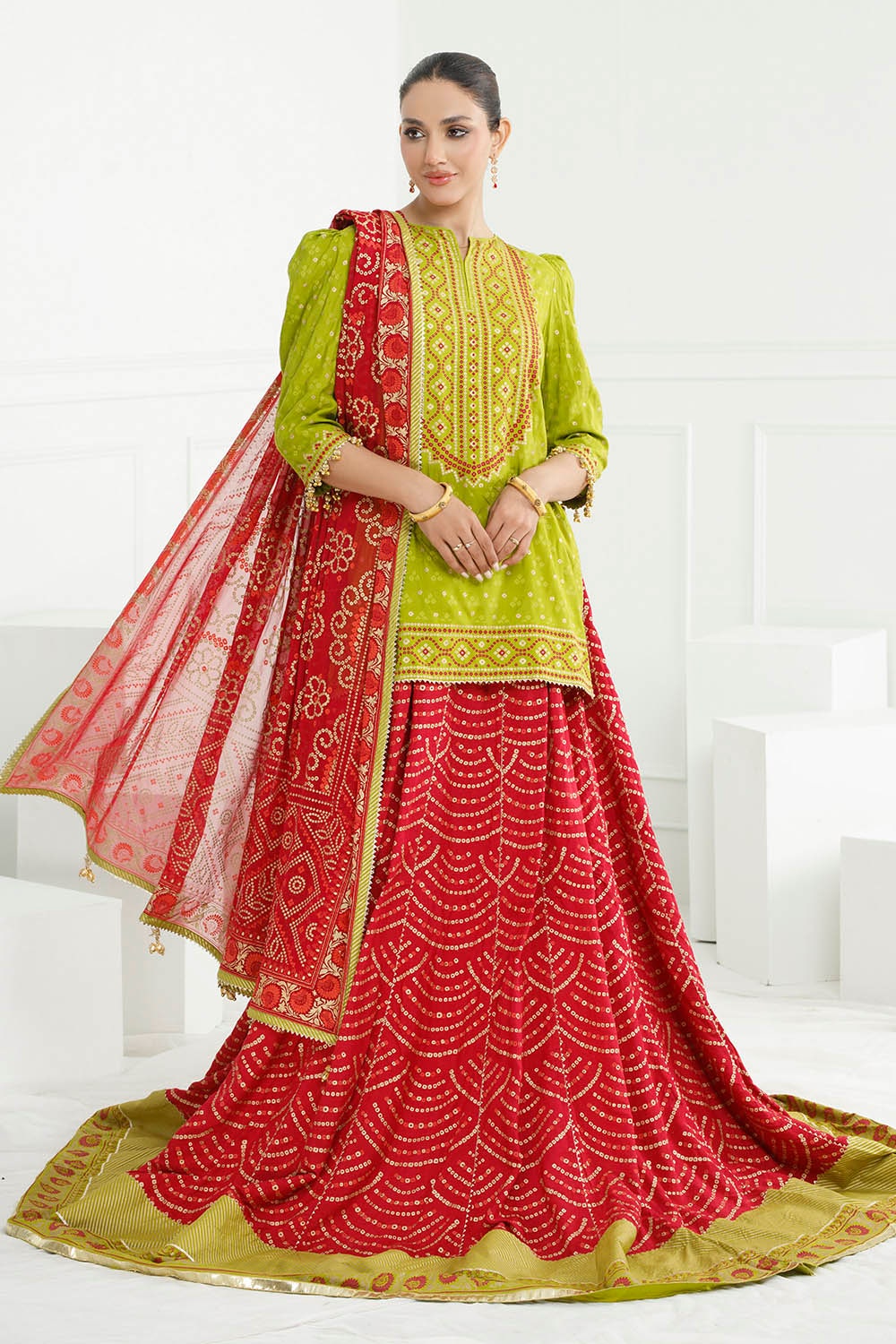 Gul Ahmed | Chunri Lawn 25 | PRW-52021 by Gul Ahmed - Designer Dress - Type: Ladies Clothes - Available at Libayah - 100% Original