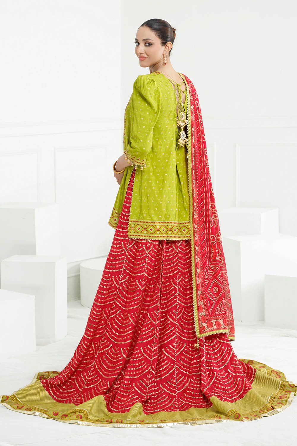 Gul Ahmed | Chunri Lawn 25 | PRW-52021 by Gul Ahmed - Designer Dress - Type: Ladies Clothes - Available at Libayah - 100% Original