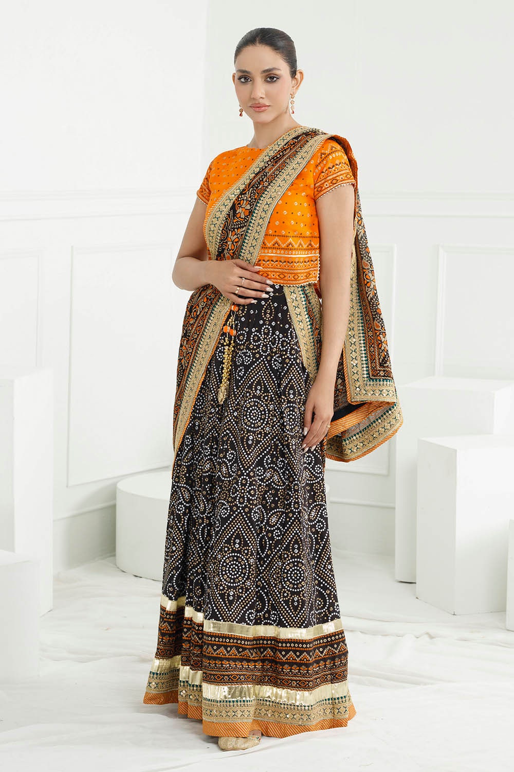 Gul Ahmed | Chunri Lawn 25 | PRW-52022 by Gul Ahmed - Designer Dress - Type: Ladies Clothes - Available at Libayah - 100% Original