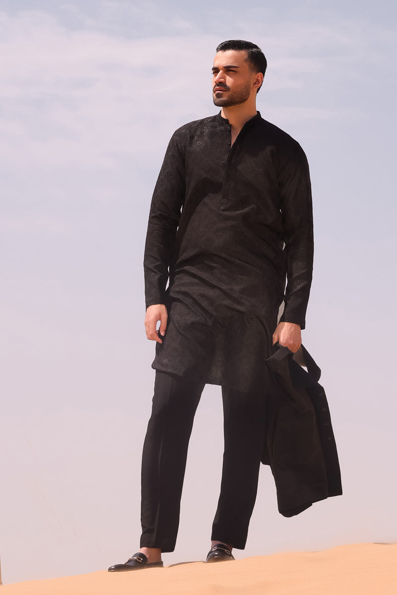 Pakistani Menswear | QAL-JS-05 by Libayah Ltd. - Designer Dress - Type: Menswear - Available at Libayah - 100% Original