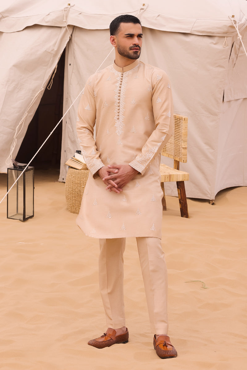 Pakistani Menswear | QAL-JS-02 by Libayah Ltd. - Designer Dress - Type: Menswear - Available at Libayah - 100% Original
