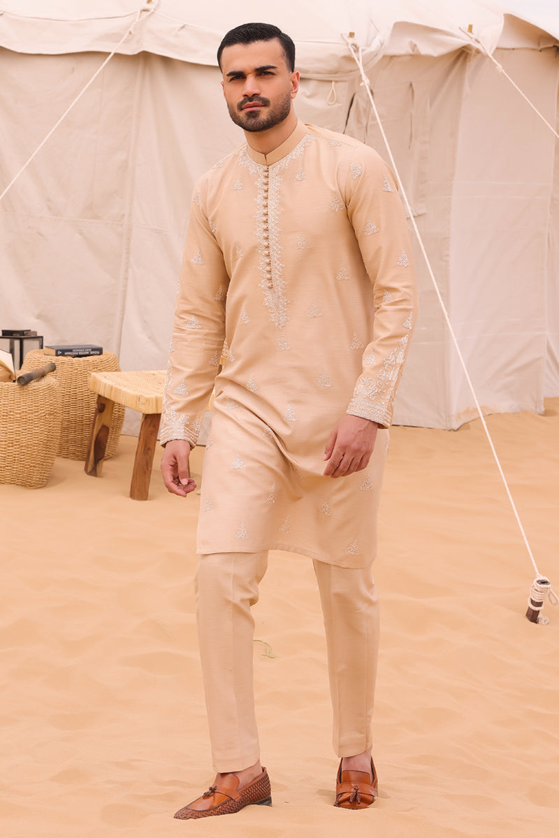 Pakistani Menswear | QAL-JS-02 by Libayah Ltd. - Designer Dress - Type: Menswear - Available at Libayah - 100% Original
