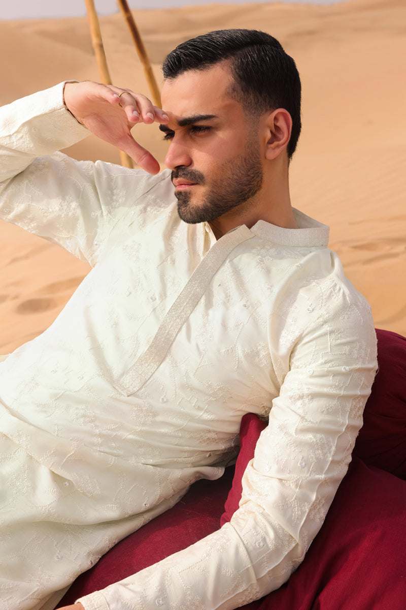 Pakistani Menswear | QAL-JS-04 by Libayah Ltd. - Designer Dress - Type: Menswear - Available at Libayah - 100% Original