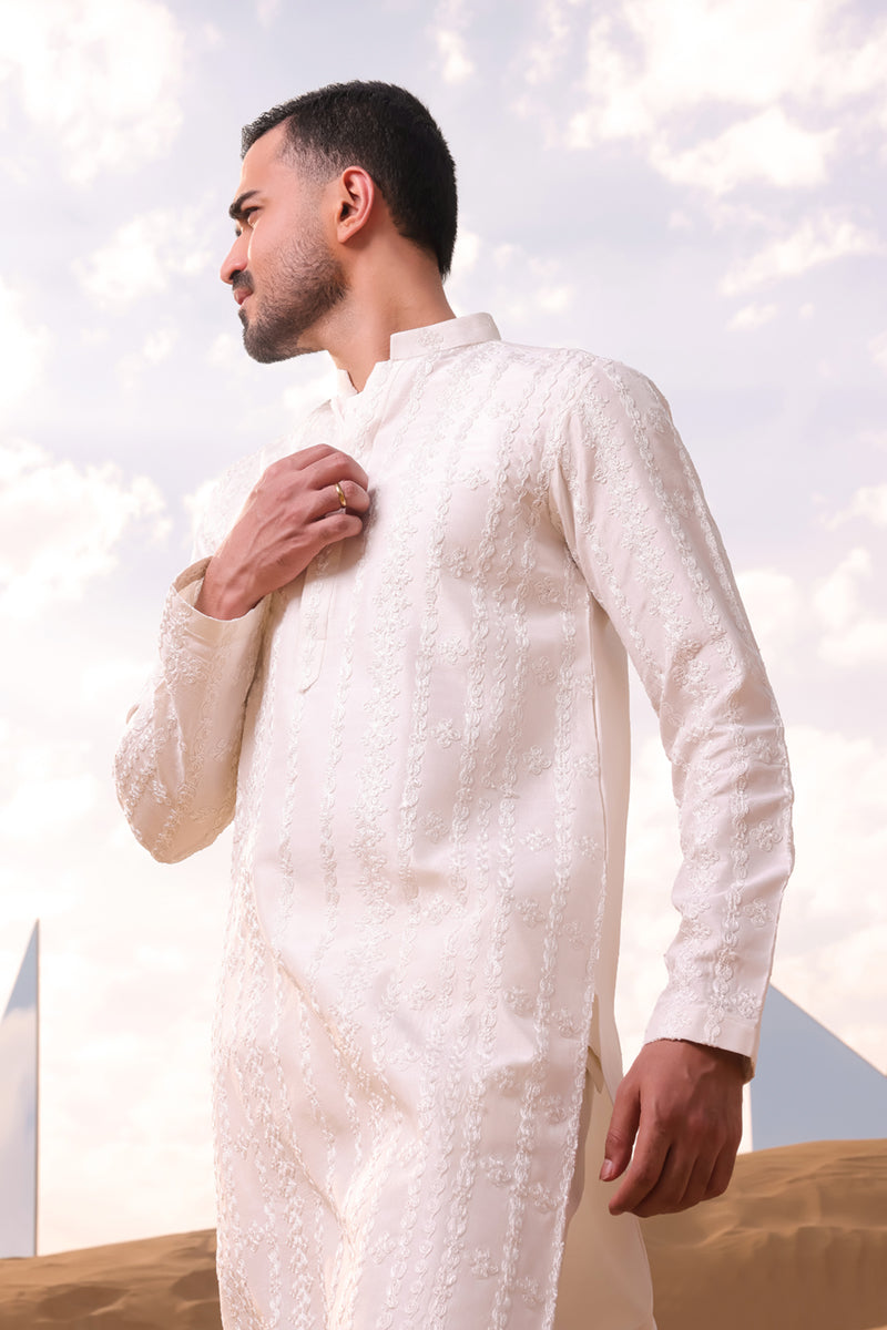 Pakistani Menswear | QAL-JS-01 by Libayah Ltd. - Designer Dress - Type: Menswear - Available at Libayah - 100% Original