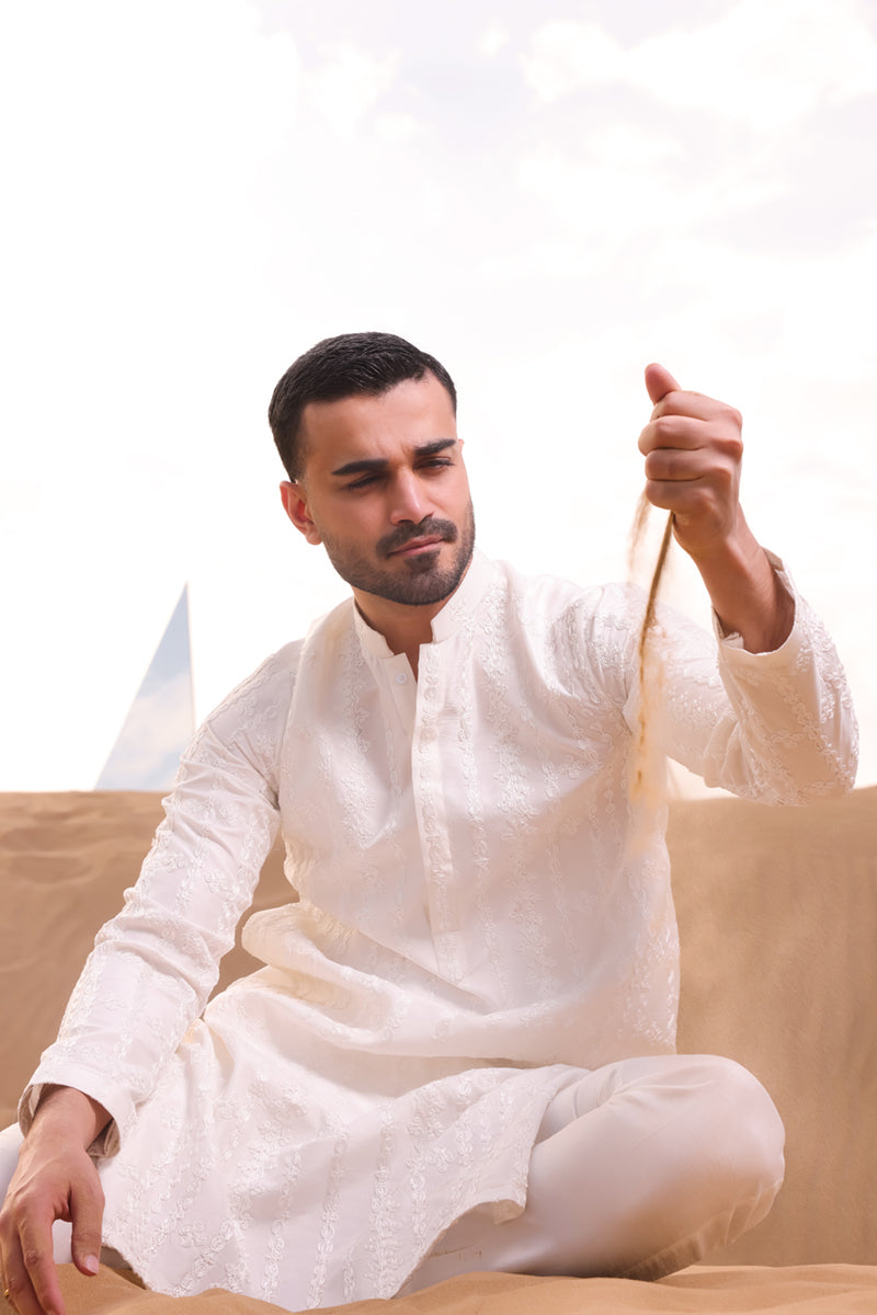 Pakistani Menswear | QAL-JS-01 by Libayah Ltd. - Designer Dress - Type: Menswear - Available at Libayah - 100% Original