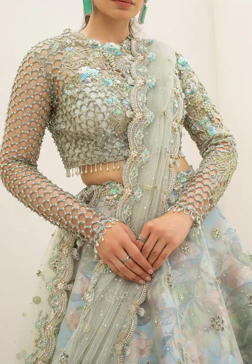 Qalamkar | Couture 23 | C-01 ZERLIN by Qalamkar - Designer Dress  - Type : Wedding Dress - Available at Libayah - 100% Original 