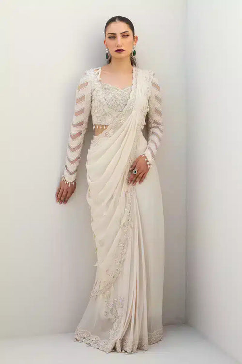 Qalamkar | Couture 23 | C-08 ELLA by Qalamkar - Designer Dress  - Type : ladies Clothes - Available at Libayah - 100% Original 