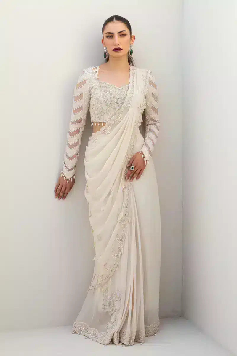 Qalamkar | Couture 23 | C-08 ELLA by Qalamkar - Designer Dress  - Type : ladies Clothes - Available at Libayah - 100% Original 