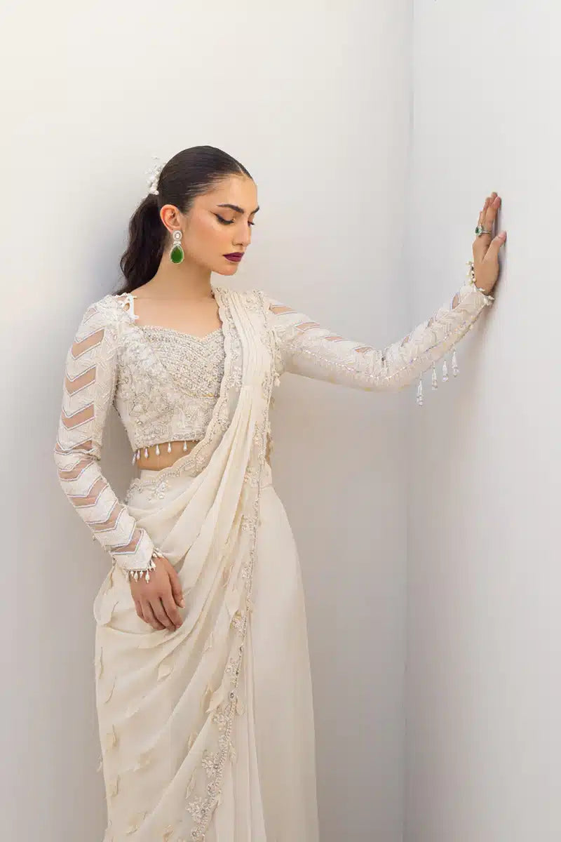 Qalamkar | Couture 23 | C-08 ELLA by Qalamkar - Designer Dress  - Type : ladies Clothes - Available at Libayah - 100% Original 