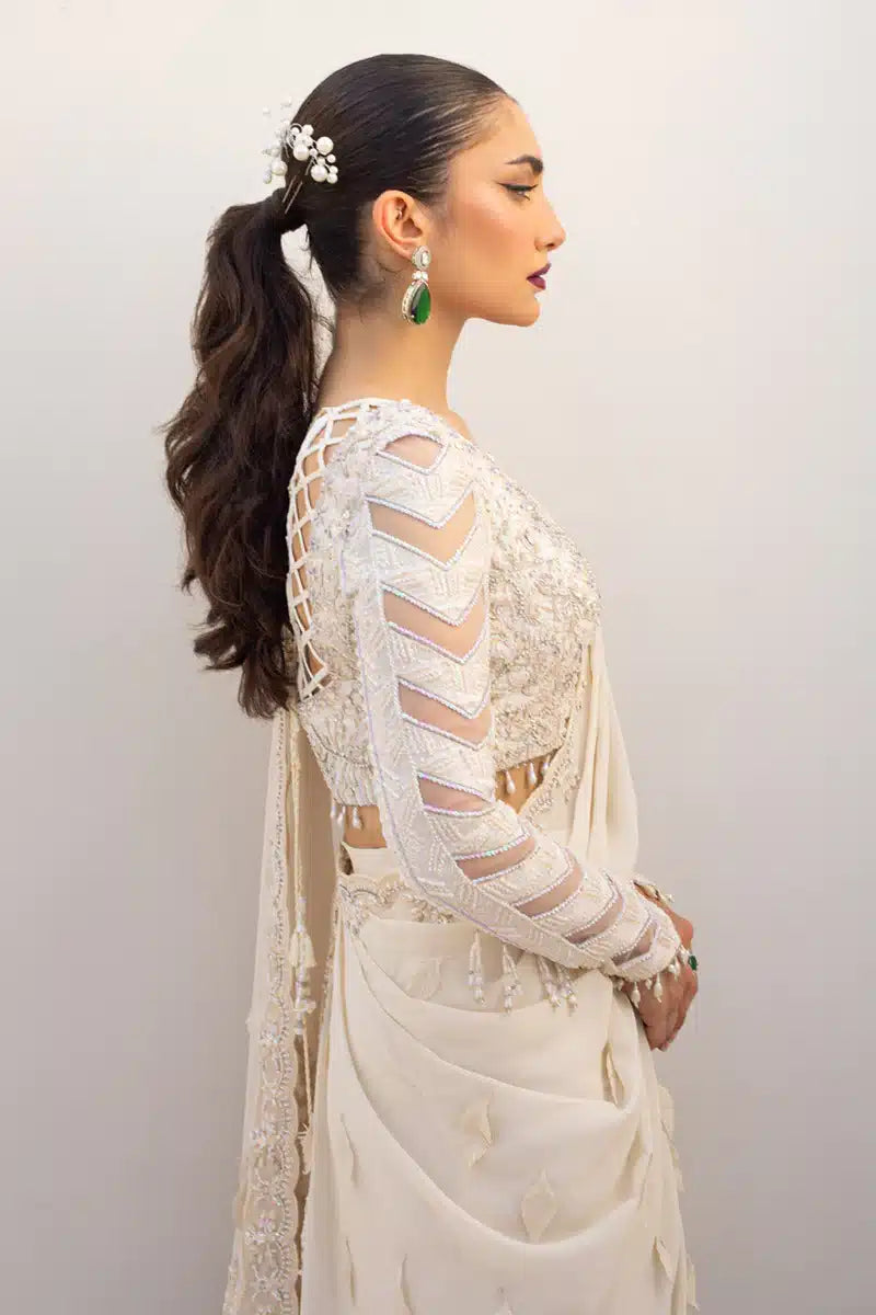 Qalamkar | Couture 23 | C-08 ELLA by Qalamkar - Designer Dress  - Type : ladies Clothes - Available at Libayah - 100% Original 