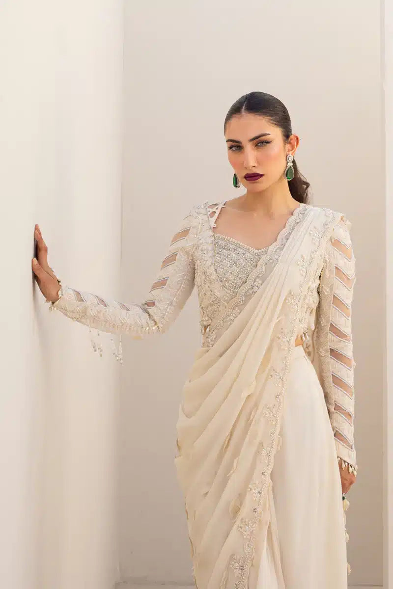 Qalamkar | Couture 23 | C-08 ELLA by Qalamkar - Designer Dress  - Type : ladies Clothes - Available at Libayah - 100% Original 