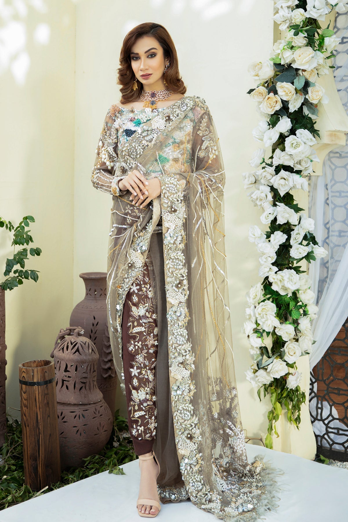 AJR Couture | Bridals Collection | Mehrma by AJR Couture - Designer Dress - Type: Bridal - Available at Libayah - 100% Original