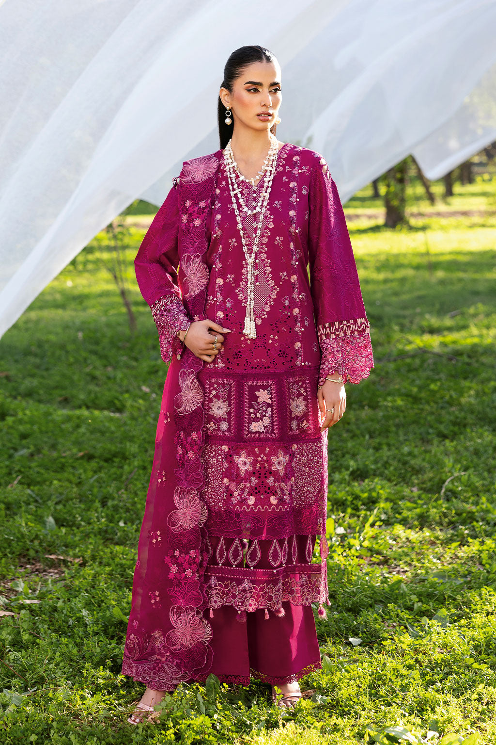 Ramsha | Riwayat Lawn Collection | Y-1301 by Ramsha - Designer Dress - Type: Ladies Clothes - Available at Libayah - 100% Original