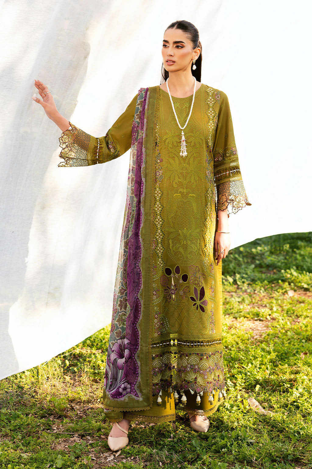 Ramsha | Riwayat Lawn Collection | Y-1303 by Ramsha - Designer Dress - Type: Ladies Clothes - Available at Libayah - 100% Original