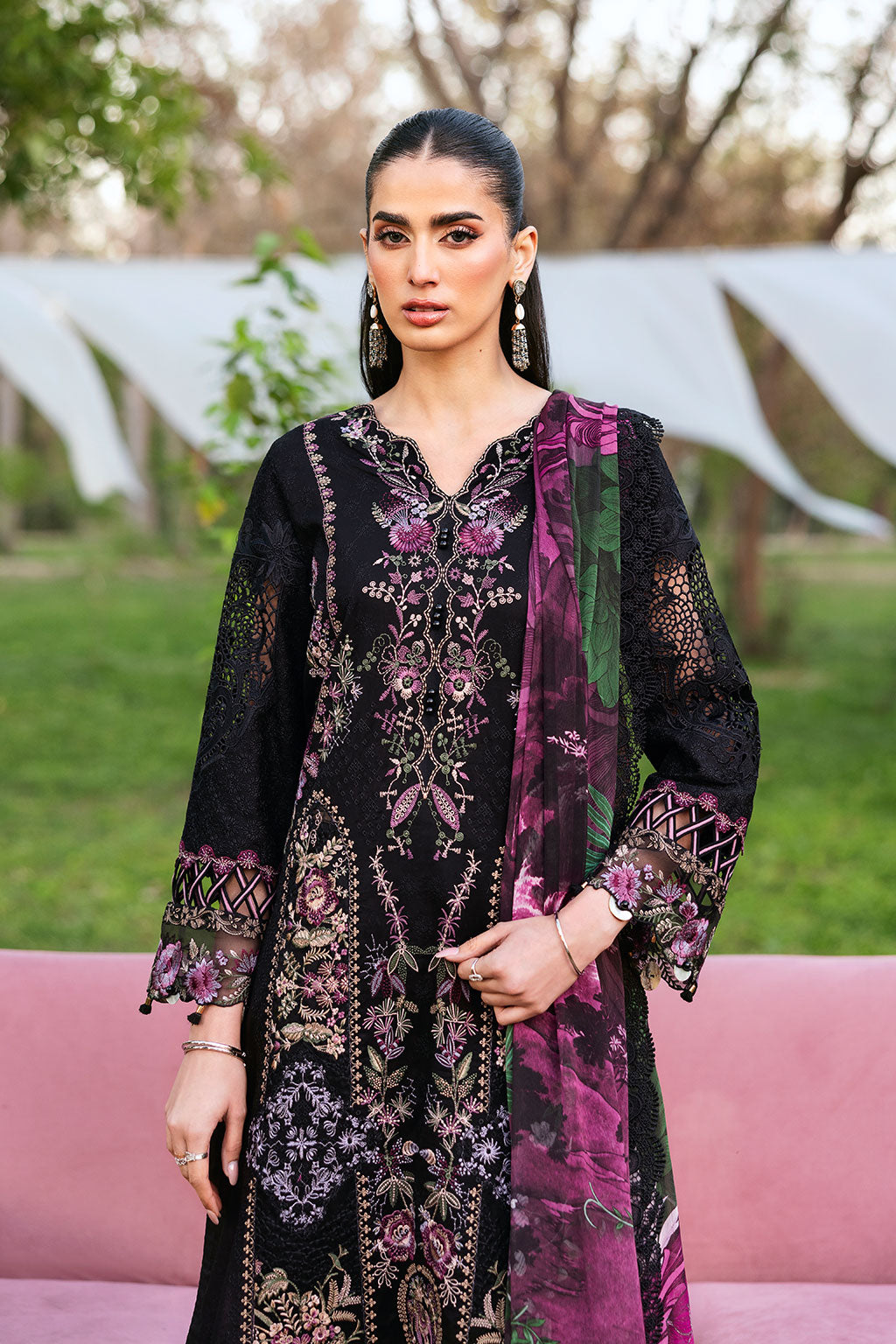 Ramsha | Riwayat Lawn Collection | Y-1302 by Ramsha - Designer Dress - Type: Ladies Clothes - Available at Libayah - 100% Original