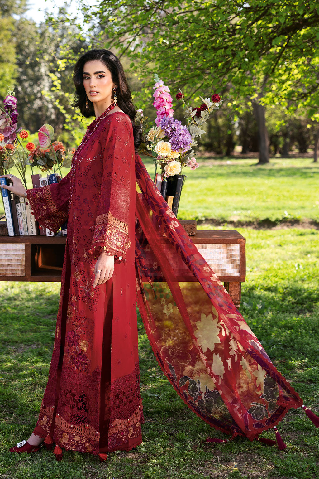 Ramsha | Riwayat Lawn Collection | Y-1309 by Ramsha - Designer Dress - Type: Ladies Clothes - Available at Libayah - 100% Original