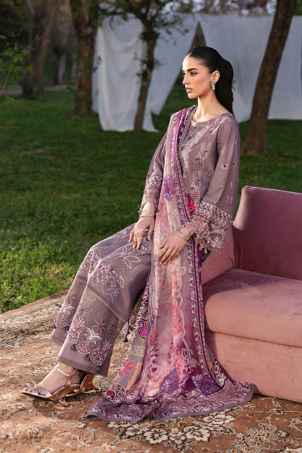 Ramsha | Riwayat Lawn Collection | Y-1310 by Ramsha - Designer Dress - Type: Ladies Clothes - Available at Libayah - 100% Original