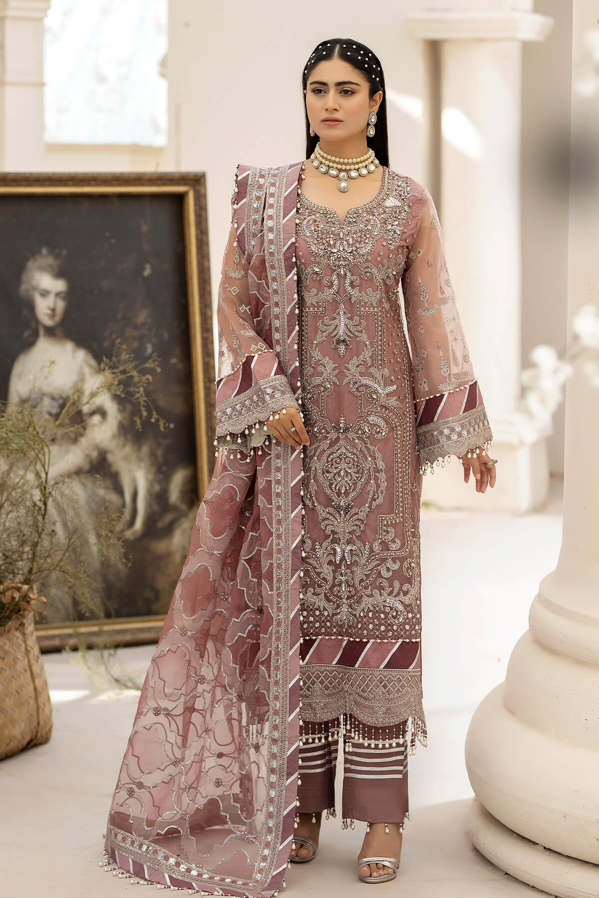 Raeesa Premium | Dehleez Formals | DL-1012 Persian Jewel by Raeesa Premium - Designer Dress - Type: Ladies Clothes - Available at Libayah - 100% Original