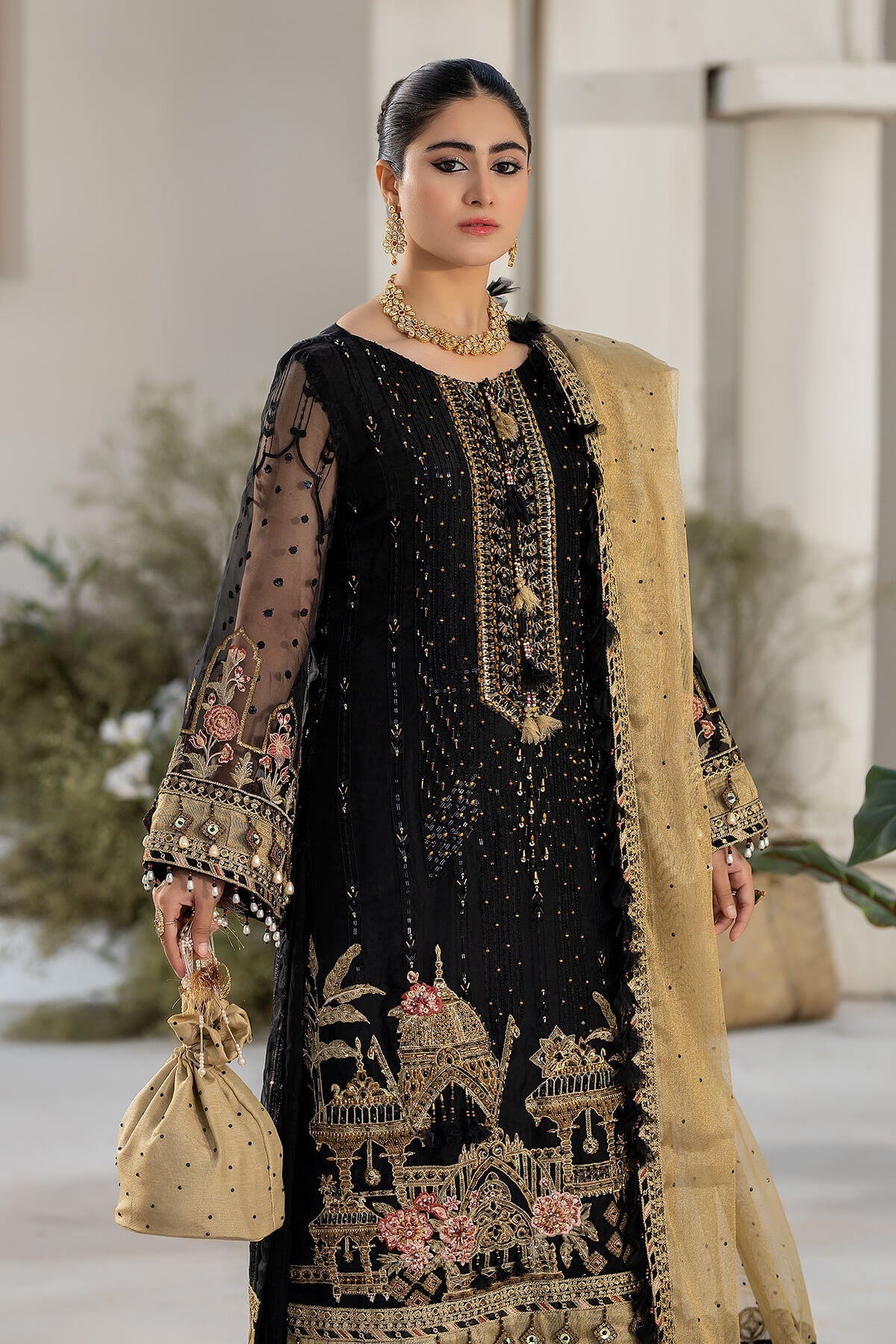 Raeesa Premium | Dehleez Formals | DL-1017 Nightingale by Raeesa Premium - Designer Dress - Type: Ladies Clothes - Available at Libayah - 100% Original