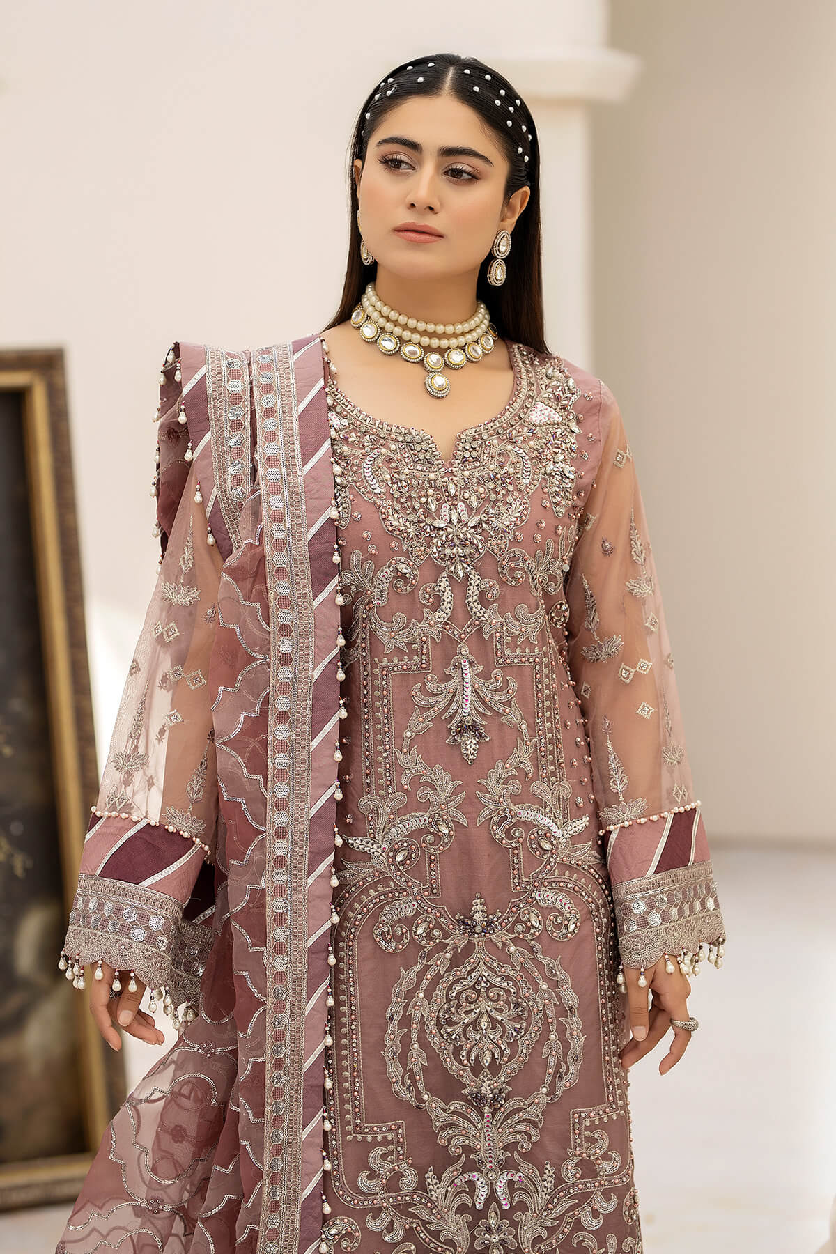Raeesa Premium | Dehleez Formals | DL-1012 Persian Jewel by Raeesa Premium - Designer Dress - Type: Ladies Clothes - Available at Libayah - 100% Original