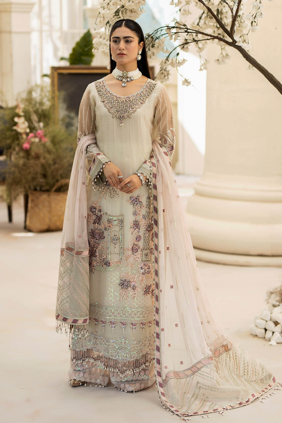 Raeesa Premium | Dehleez Formals | DL-1018 Mehtaab by Raeesa Premium - Designer Dress - Type: Ladies Clothes - Available at Libayah - 100% Original