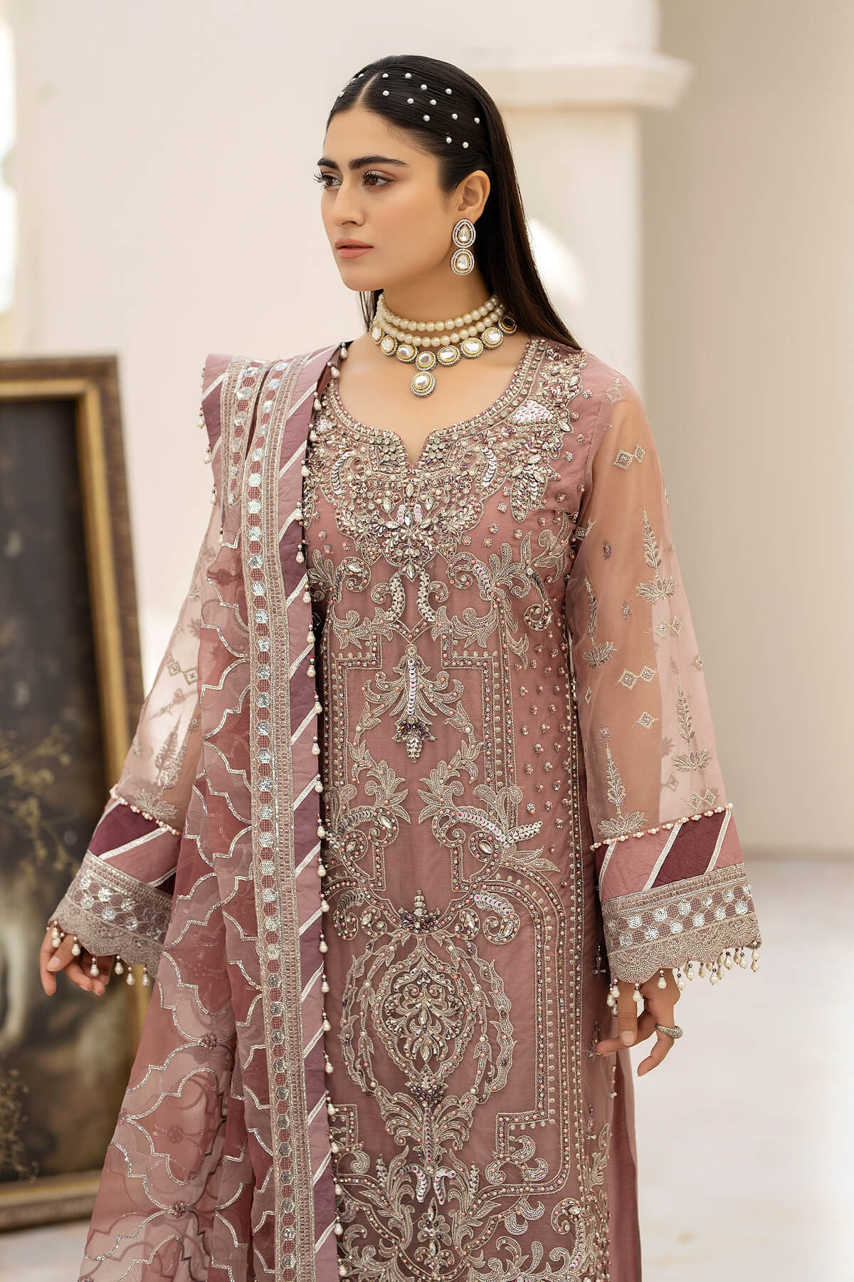Raeesa Premium | Dehleez Formals | DL-1012 Persian Jewel by Raeesa Premium - Designer Dress - Type: Ladies Clothes - Available at Libayah - 100% Original