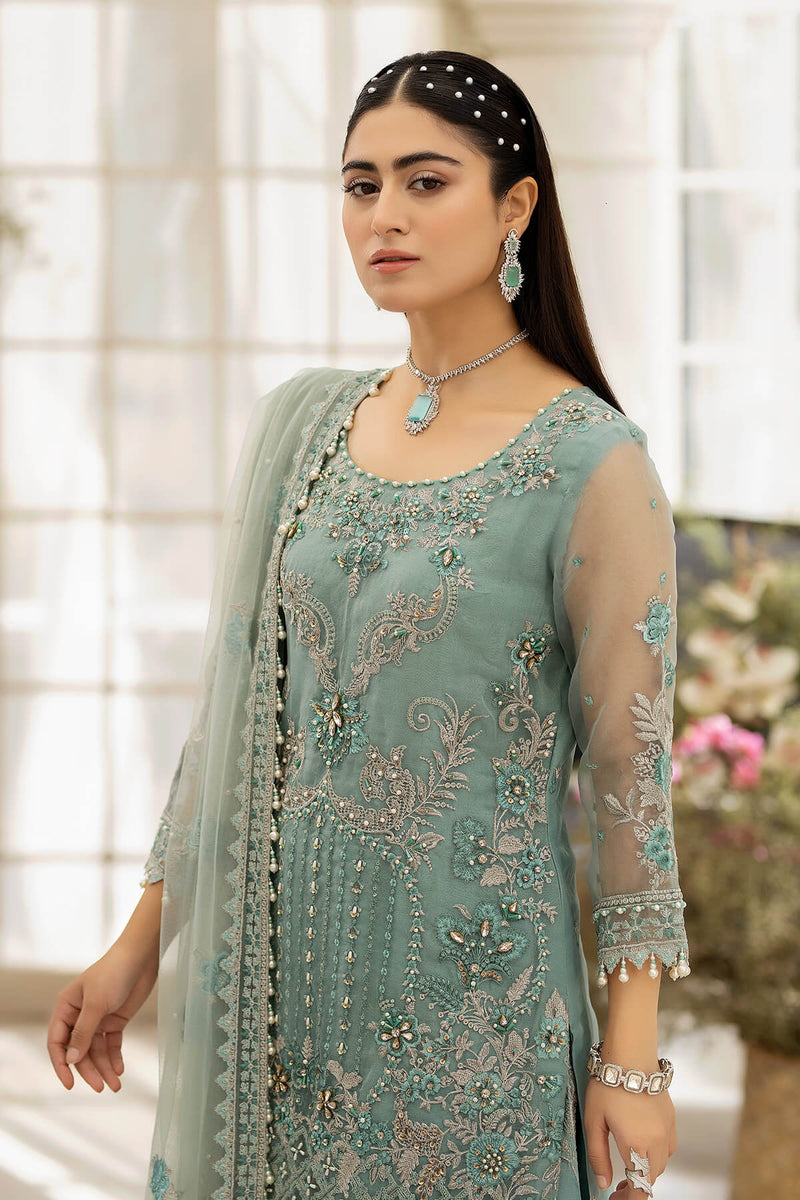 Raeesa Premium | Dehleez Formals | DL-1013 Caribbean Coast by Raeesa Premium - Designer Dress - Type: Ladies Clothes - Available at Libayah - 100% Original