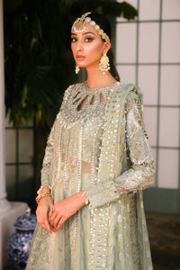 Raeesa Premium | Wajadan Wedding Formals | WD-2 Pea Green by Raeesa Premium - Designer Dress - Type: Ladies Clothes - Available at Libayah - 100% Original