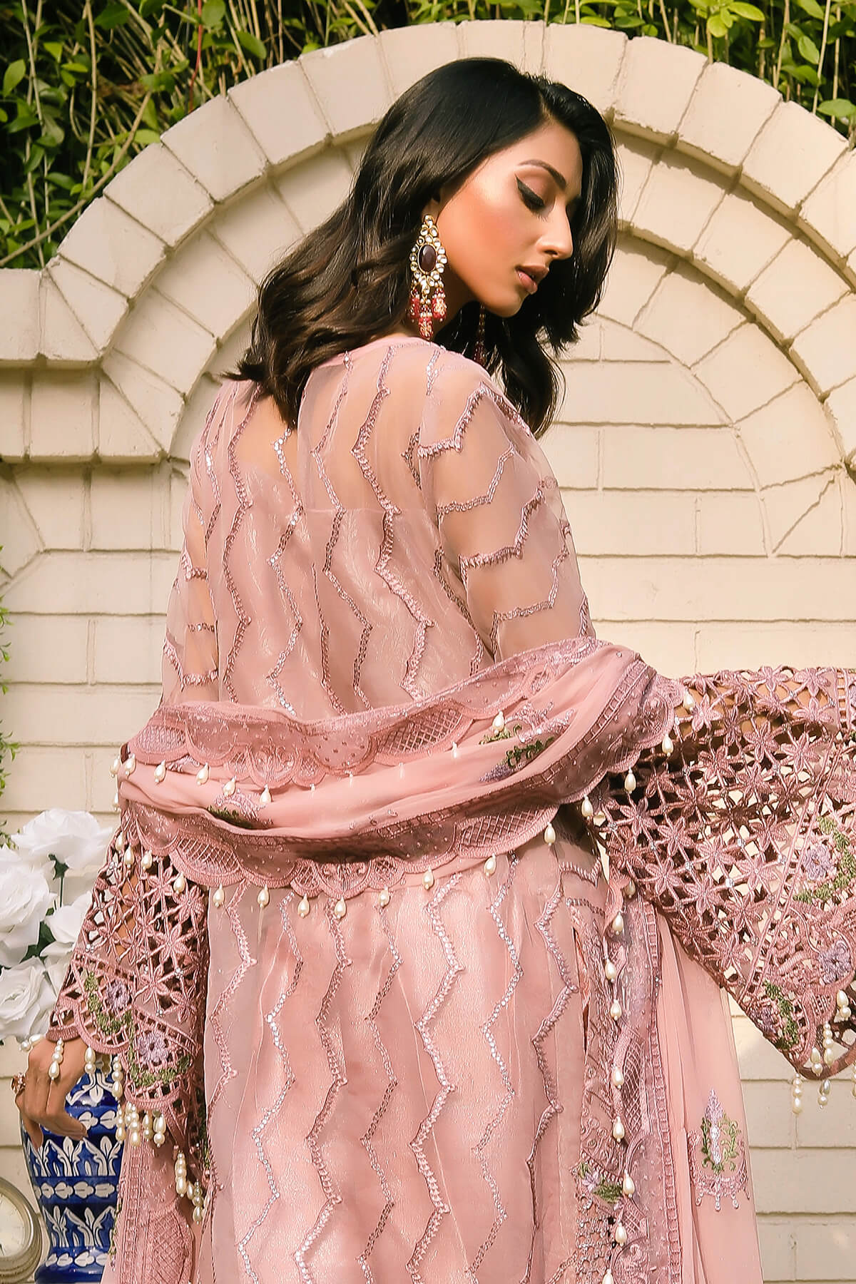 Raeesa Premium | Wajadan Wedding Formals | WD-7 Opera Mauve by Raeesa Premium - Designer Dress - Type: Ladies Clothes - Available at Libayah - 100% Original