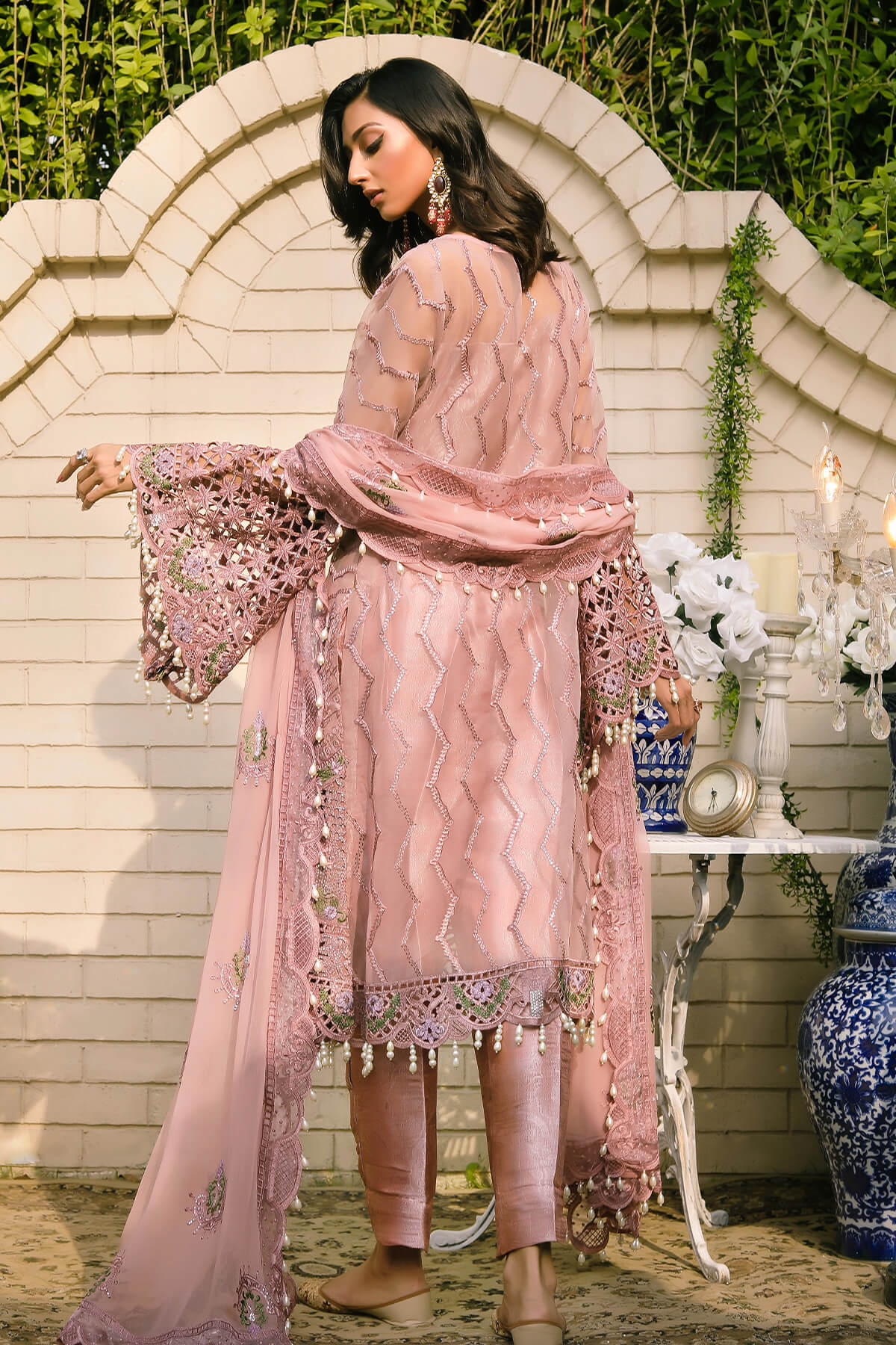 Raeesa Premium | Wajadan Wedding Formals | WD-7 Opera Mauve by Raeesa Premium - Designer Dress - Type: Ladies Clothes - Available at Libayah - 100% Original