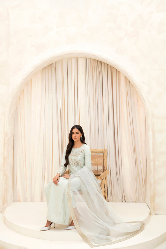 Raja Salahuddin | The Wishlist | PEPPERMINT by Raja Salahuddin - Designer Dress - Type: Ladies Clothes - Available at Libayah - 100% Original