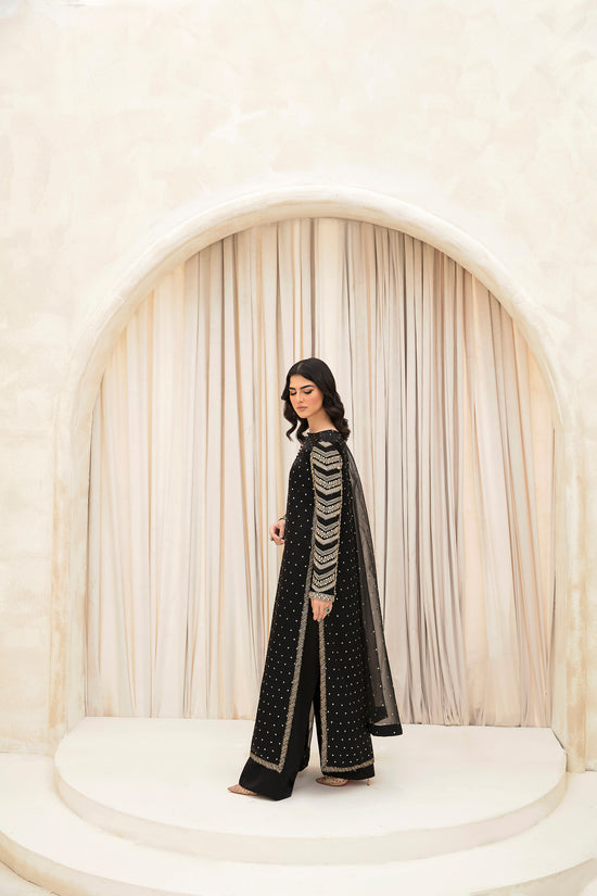 Raja Salahuddin | The Wishlist | NIGHT OWL by Raja Salahuddin - Designer Dress - Type: Ladies Clothes - Available at Libayah - 100% Original