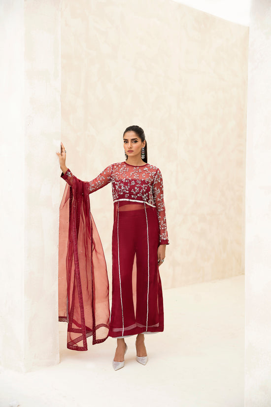 Raja Salahuddin | The Wishlist | CHERRY by Raja Salahuddin - Designer Dress - Type: Ladies Clothes - Available at Libayah - 100% Original