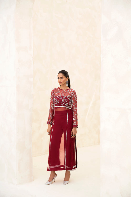 Raja Salahuddin | The Wishlist | CHERRY by Raja Salahuddin - Designer Dress - Type: Ladies Clothes - Available at Libayah - 100% Original