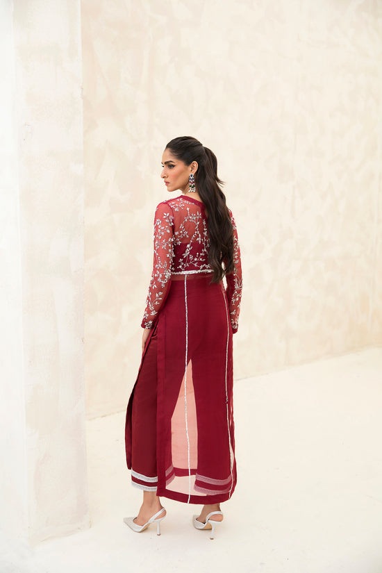 Raja Salahuddin | The Wishlist | CHERRY by Raja Salahuddin - Designer Dress - Type: Ladies Clothes - Available at Libayah - 100% Original